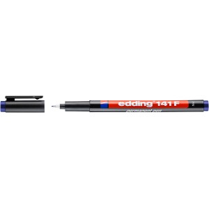 Edding 141 F filctoll, permanent marker nyitott kupakkal.