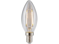 LUX LED fényforrás átlátszó gyertya forma 2,5W E14 LUX LED fényforrás átlátszó gyertya forma 2,5W E14