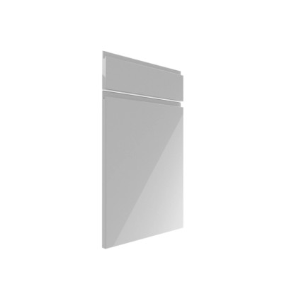 Verona előlap 40 cm x 56 cm + 40 cm x 14 cm metálszürke