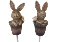 Boltze Charmy cserépbe szúrható dísz 2-féle változatban barna