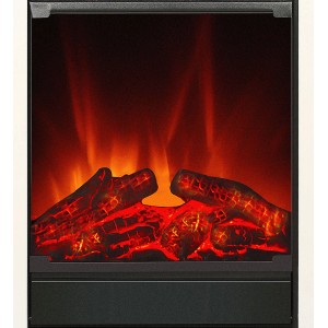 EL Fuego Tessin Fehér elektromos kandalló láng effektussal és fűtéssel