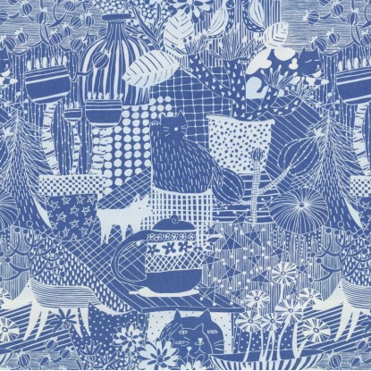 Komar Feline Mirage vliestapéta 250 cm x 250 cm