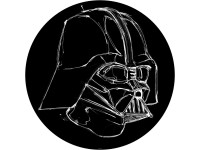 Komar nemszőtt fotótapéta Dot Star Wars Ink Vader öntapadó átmérő 125 cm