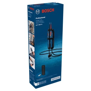 A Bosch Professional GVT 1000-15 feszültségmérő csomagolása.