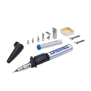 Dremel VersaTip 2000-7 forrasztópáka készlet tartozékokkal pirográfiához, forró vágáshoz és forrasztáshoz.