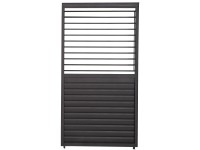 Állítható lamellás oldalpanel Mirador 123 cm 4m-es falhoz antracitszürke Állítható lamellás oldalpanel Mirador 123 cm 4m-es falhoz antracitszürke
