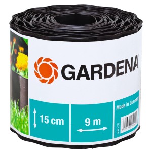 Gardena gyepszegély 15cm x 9m, műanyag tekercs Kerti kerítésekhez.