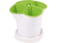 OBI önöntöző cserép fehér-zöld OBI önöntöző cserép fehér-zöld