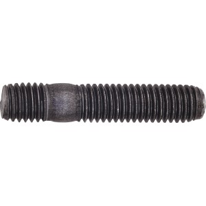 Horganyzott LUX tőcsavar M6 x 30 mm, 8 darab, mindkét oldalon menettel.