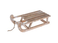 Dekor-szánkó LED-del 50 cm x 24 cm x 16,5 cm natúr Dekor-szánkó LED-del 50 cm x 24 cm x 16,5 cm natúr