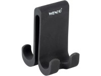 Wenko Verna Duo zuhanyakasztó szilikonból 5 cm x 9,5 cm x 7 cm fekete dupla Wenko Verna Duo zuhanyakasztó szilikonból 5 cm x 9,5 cm x 7 cm fekete dupla