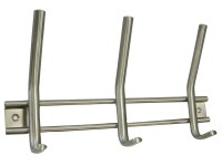 Hettich ruhafogas 3 akasztóval rozsdamentes acél