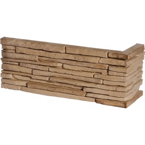 Stegu Venezia Beige sarokburkolat, gipsz burkolat beltérre.