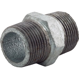 Horganyzott temperöntvény fitting 26,4 mm (R 3/4) külső menettel csőcsatlakozáshoz.