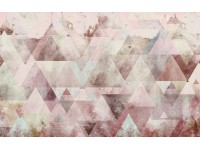 Komar vlies fotótapéta Triangles Red 400 cm x 250 cm Komar vlies fotótapéta Triangles Red 400 cm x 250 cm