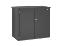 Biohort kukatároló Alex Duo 129 cm x 147 cm x 88 cm sötétszürke-metál Biohort kukatároló Alex Duo 129 cm x 147 cm x 88 cm sötétszürke-metál