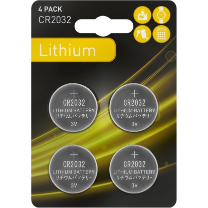 Gombelem CR2032 4 darab