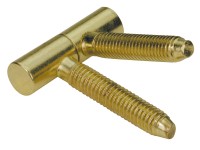 Befúrható ajtópánt 10 mm 34 mm horganyzott acél 2 db Befúrható ajtópánt 10 mm 34 mm horganyzott acél 2 db