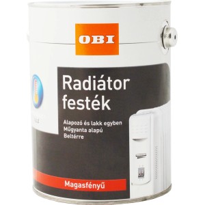 Festékes doboz radiátorhoz, oldószeres, fényes, 750 ml.