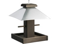 Madáretető mandulafenyő cinktetővel fekete Madáretető mandulafenyő cinktetővel fekete