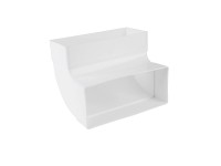 OBI csőív System 150 szögletes 90°-os függőleges