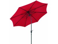 Schneider Harlem középoszlopos napernyő Ø 270 cm piros döntési funkcióval