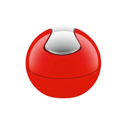 Spirella gömbölyű szemetes műanyag ragyogó piros