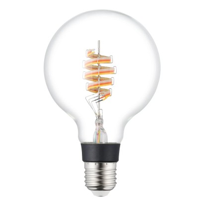 Eglo Zigbee LED izzó E27 G95 4,9 W RGBW átlátszó