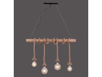 Rope függőlámpa 4 izzós E27 foglalat