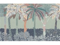 Komar Patterned Palms vliestapéta 400 cm x 250 cm