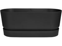 Elho Greenville görgős virágcserép 80 cm x 35,9 cm x 33,5 cm élénk fekete
