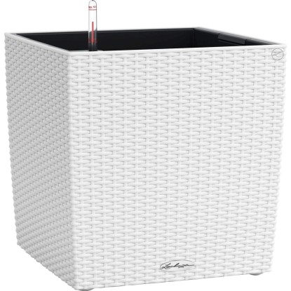 Lechuza Cube Cottage virágtartó 50 cm x 50 cm x 50 cm fehér