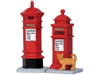 Karácsonyi dekoráció Postaláda 2 darabos készlet