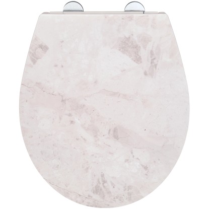 Wenko Premium WC-ülőke White Marble duroplaszt leeresztő automatikával