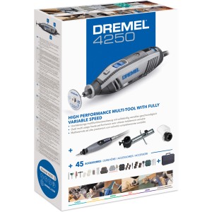 Dremel 4250 multifunkciós szerszám kofferben, 45 tartozékkal.
