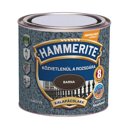 Hammerite fémfesték kalapácslakk barna 0,25 l