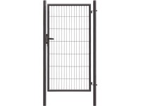 Egyszárnyú kapu hálós kerítéspanelhez antracit 175 cm x 100 cm