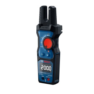 Bosch Professional GFM 1000-15 villás árammérő fogó AC áram méréséhez 200 A-ig.