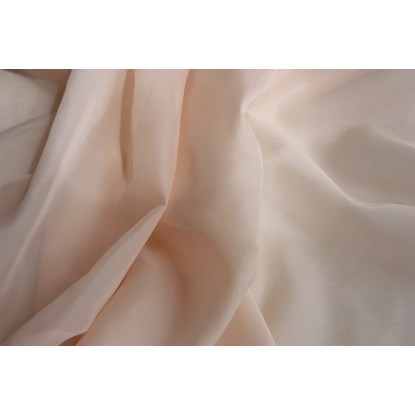 Fényáteresztő voile függöny 11101/11 halvány barack 290 cm magas méteráru