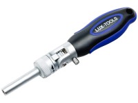 LUX-TOOLS racsnis bites csavarhúzó tartóval