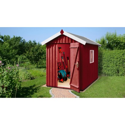 Weka kerti faház svédvörös nyeregtetős lazúrozott 162 cm x 208 cm