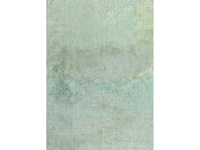 Komar Vlies fotobehang - herbarium - grootte: 200 x 250 cm (breedte x hoogte) - behang, design, woonkamer, wanddecoratie, slaapkamer, boho, bladeren, bloemen - LJX4-024