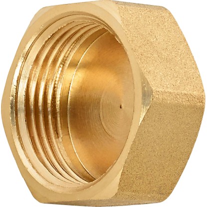 OBI menetes zárósapka 24,1 mm (Rp 3/4) sárgaréz