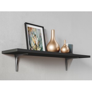 Polc OBI Hercules alumínium nehéz teherbírású konzollal, 200x175mm, ezüstszínű konzol.