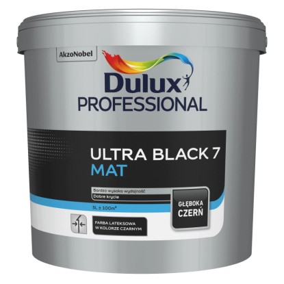 Dulux Professional Ultra Black fekete beltéri falfesték 5 l
