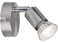 Paulmann Spotlight Carolina 1 x 10 W GU10 nikkel matt 230 V fém