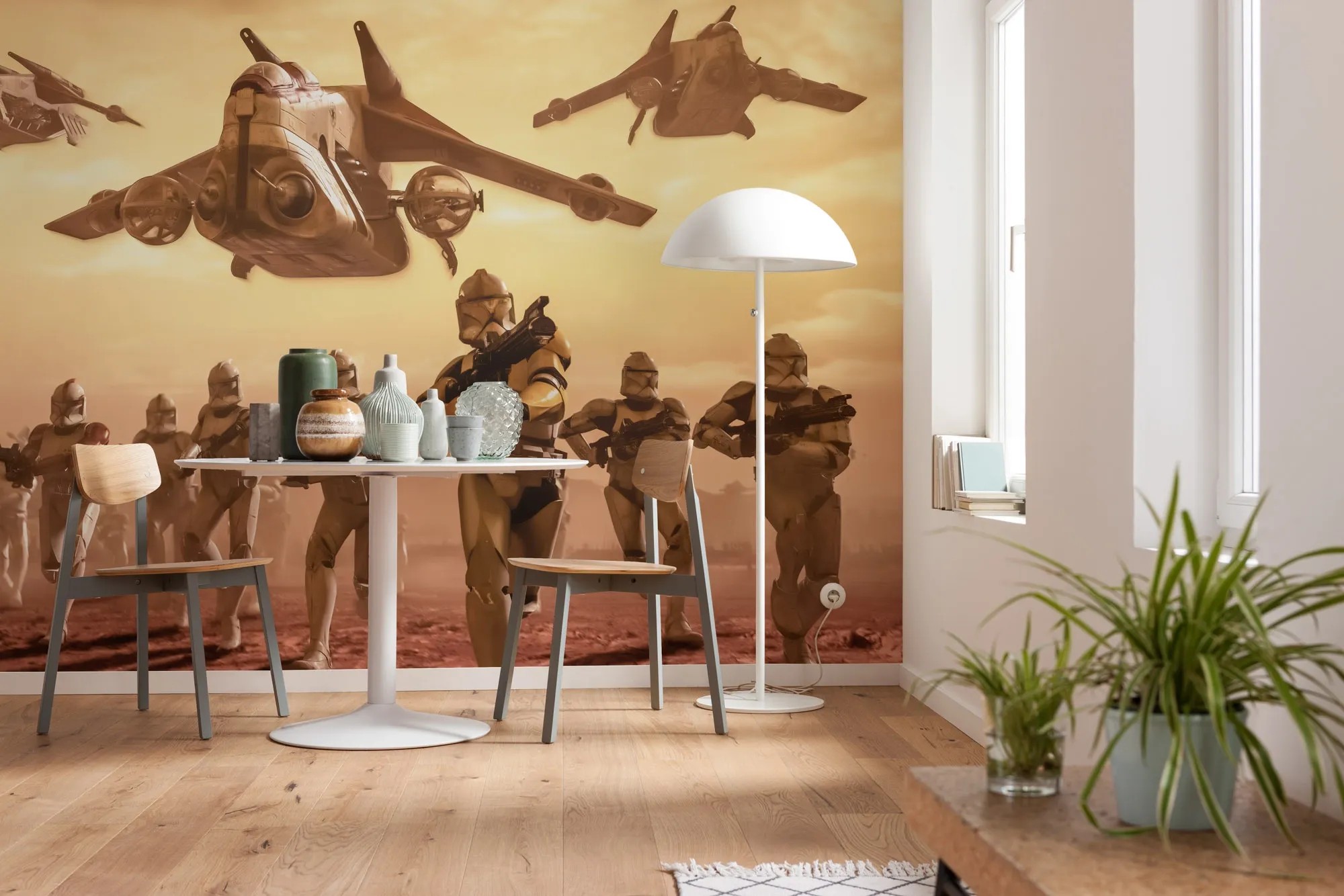 Komar 14024h Star Wars First Order Freestyle Deco Sticker, multicolore, set di 9 pezzi