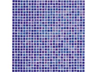 Üvegmozaik Mini ibolya kék 29,6 cm x 29,6 cm Üvegmozaik Mini ibolya kék 29,6 cm x 29,6 cm