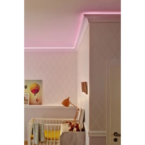 Osram LED szalag Neon Flex, meleg fehér fény a gyerekszobában való közvetett világításhoz.
