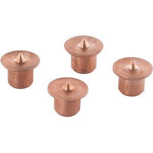 wolfcraft Dübelfixe tiplijelölők, 4 darab, Ø 8 mm, tiplifuratok jelöléséhez.